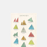 The Pattern Book Sailing Rigs Greeting Card.