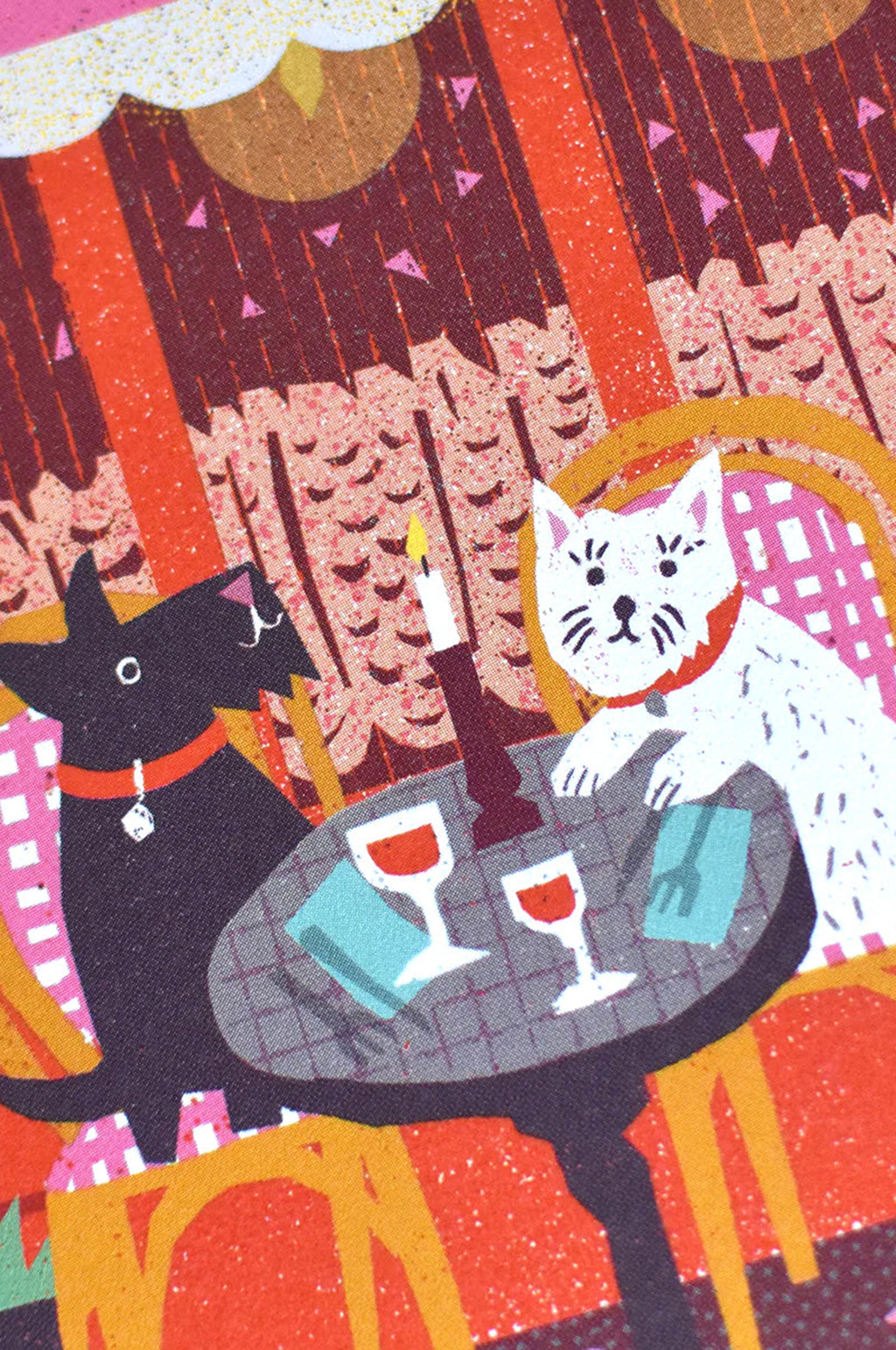 Love Cafe Die Cut Card