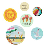 Beach Pack of Buttons