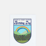 The Regional Assembly of Text Birthday Shield Card.
