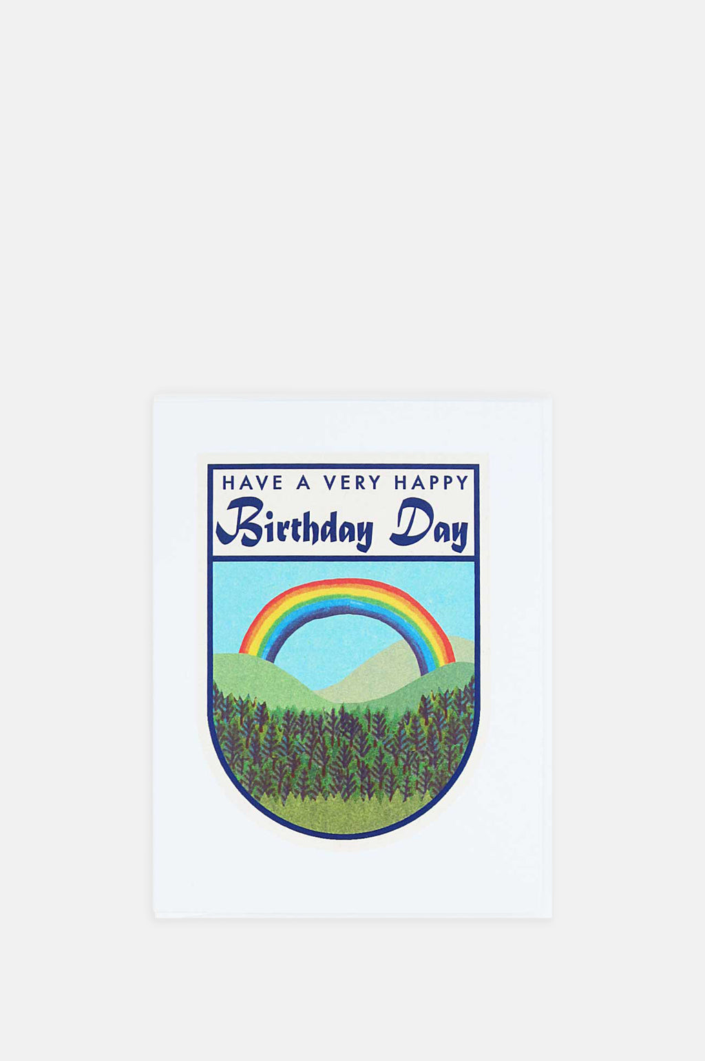 The Regional Assembly of Text Birthday Shield Card.