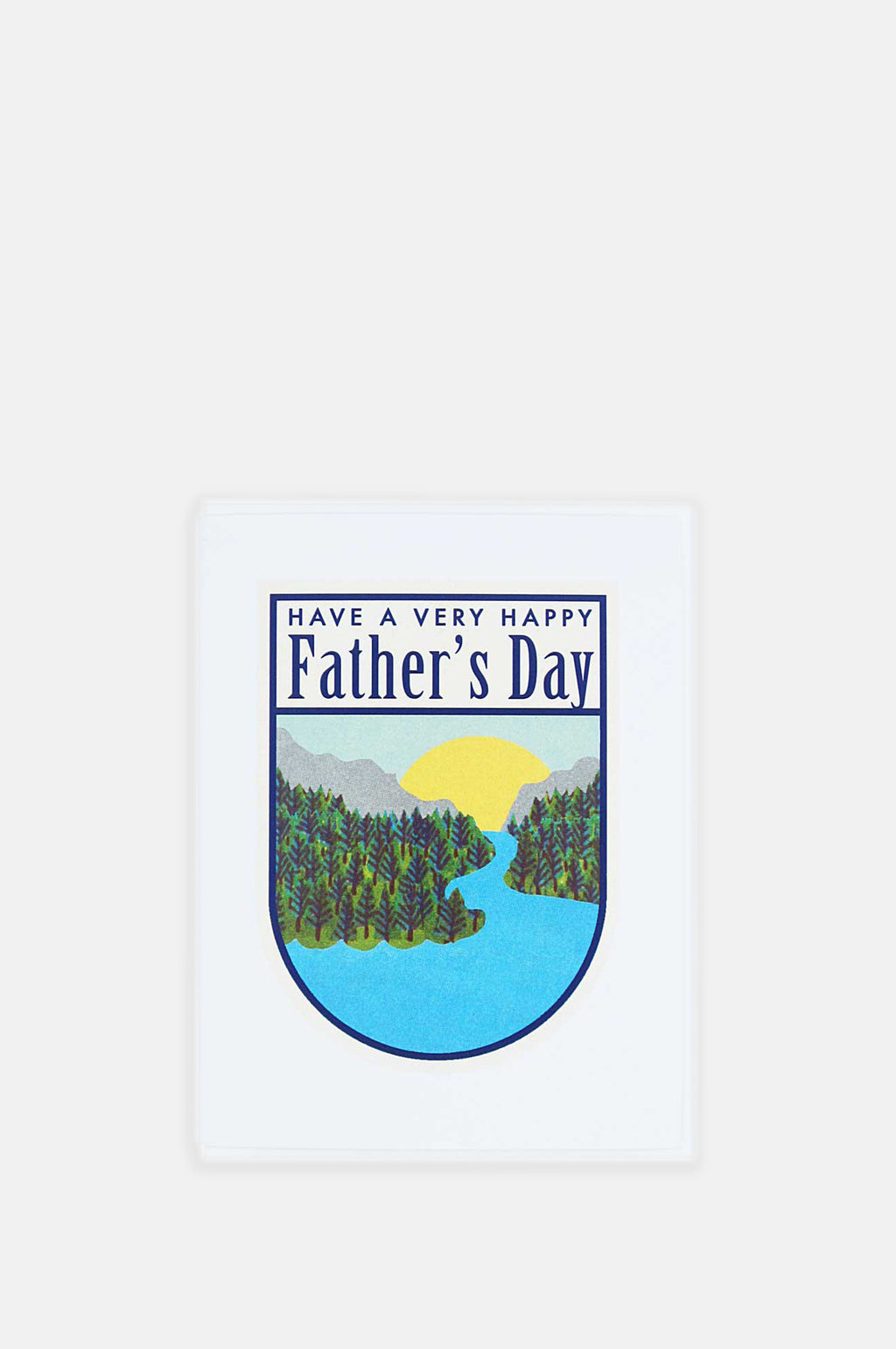 The Regional Assembly of Text Fathers Day Shield Card.