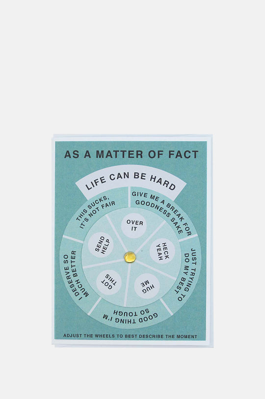 Life Can Be Hard Card
