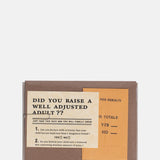 The Regional Assembly of Text Parent Questionnaire Card.