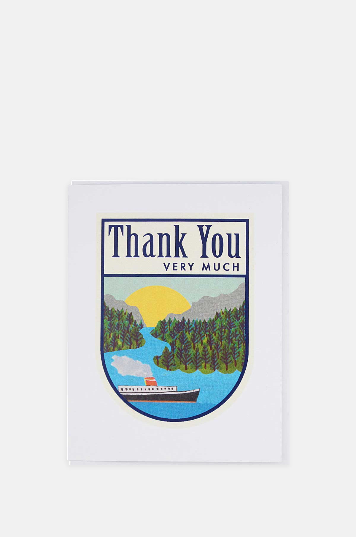 The Regional Assembly of Text Thank you Shield Card.