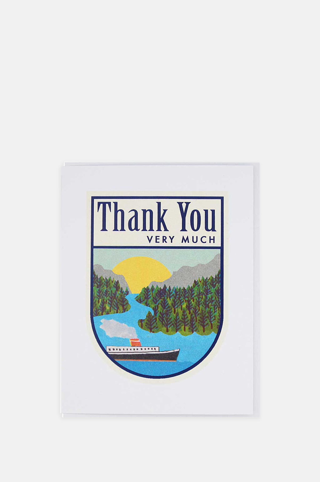 The Regional Assembly of Text Thank you Shield Card.