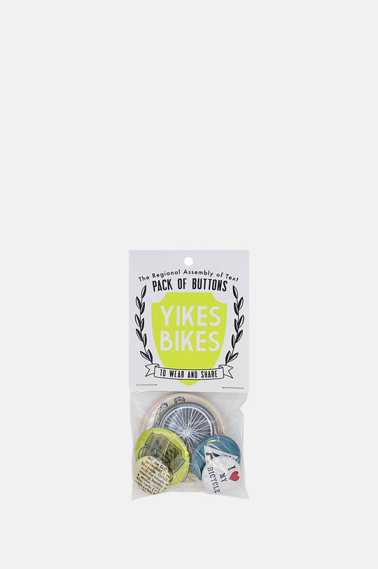 Yikes Bikes Pack of Buttons