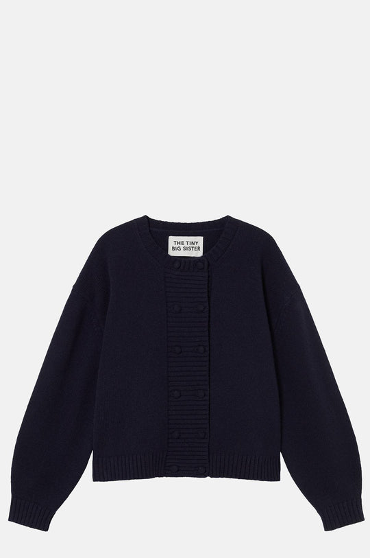 Buttoned Cardigan Navy