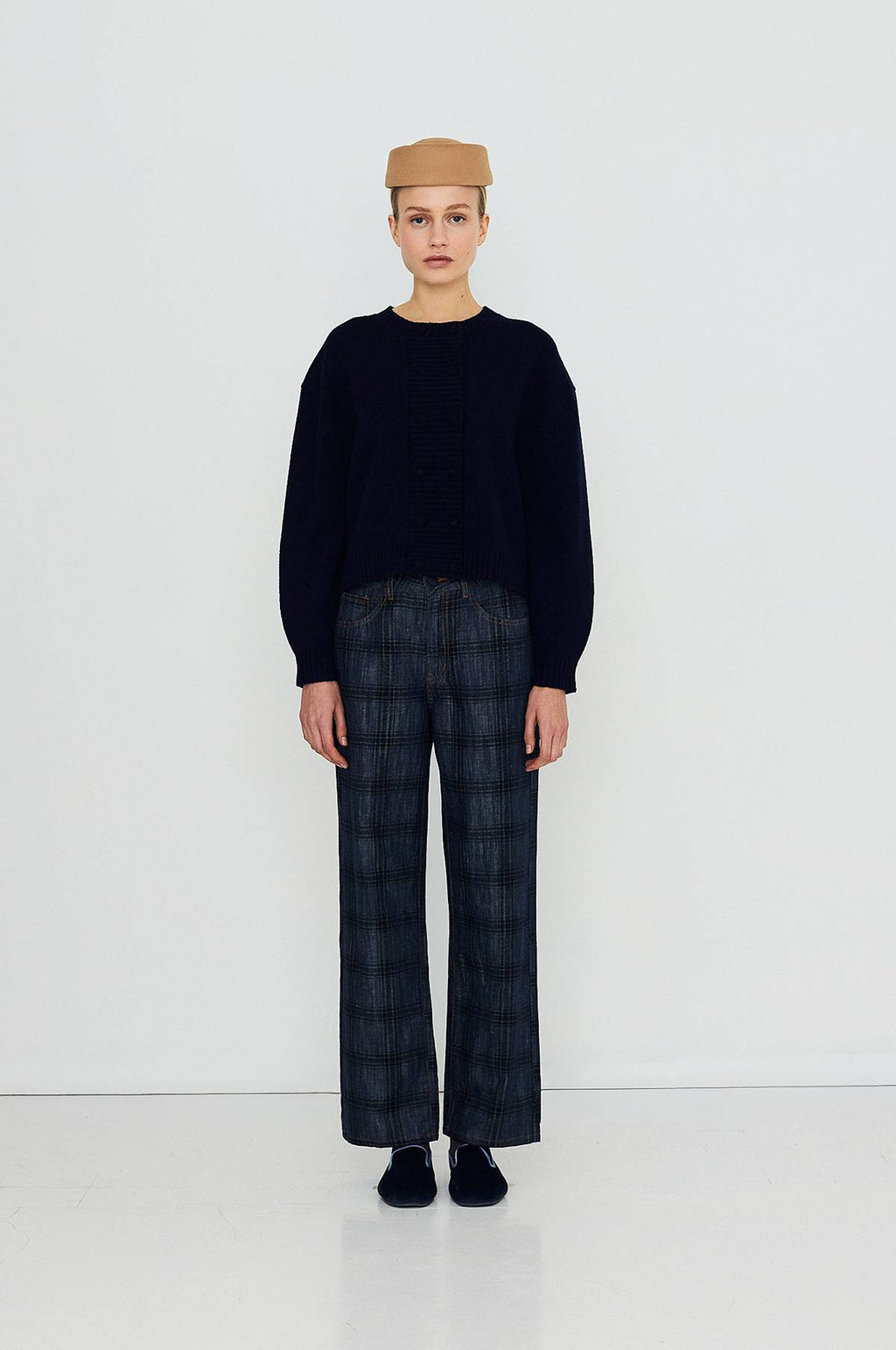 Buttoned Cardigan Navy