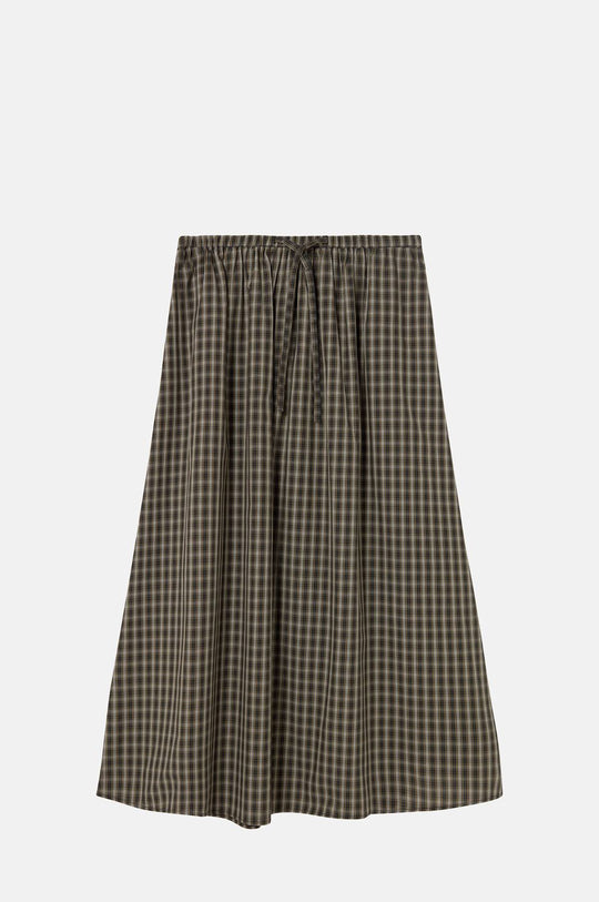 Check Elasticated Skirt Navy