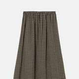 Check Elasticated Skirt Navy