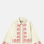 The Tiny Big Sister Embroidery Denim Jacket.