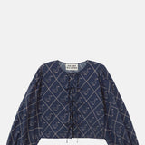 The Tiny Big Sister Geese Bow Blouse.