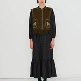 Horses Embroidered Vest