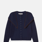 The Tiny Big Sister Scarf Neck Lara Cardigan.