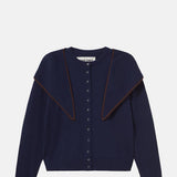 The Tiny Big Sister Scarf Neck Lara Cardigan.