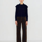 Scarf Neck Lara Cardigan Navy