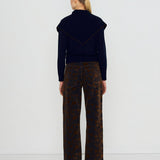 Scarf Neck Lara Cardigan Navy