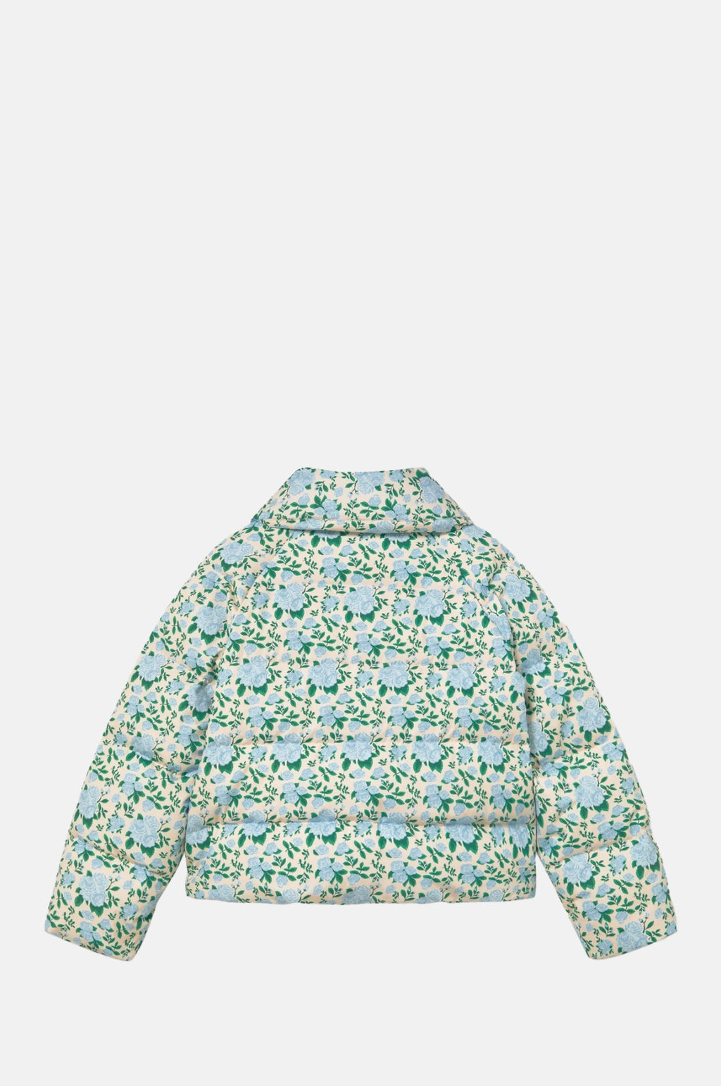 Small Roses Short Jacket Light Cream