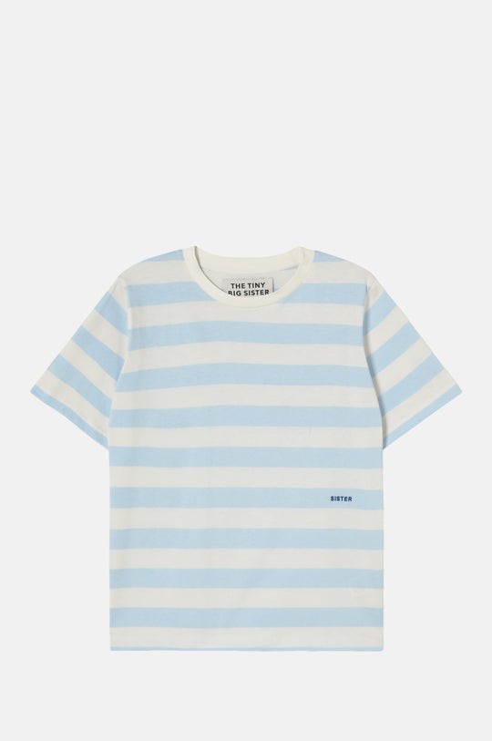 Striped Tee Pretty Blue