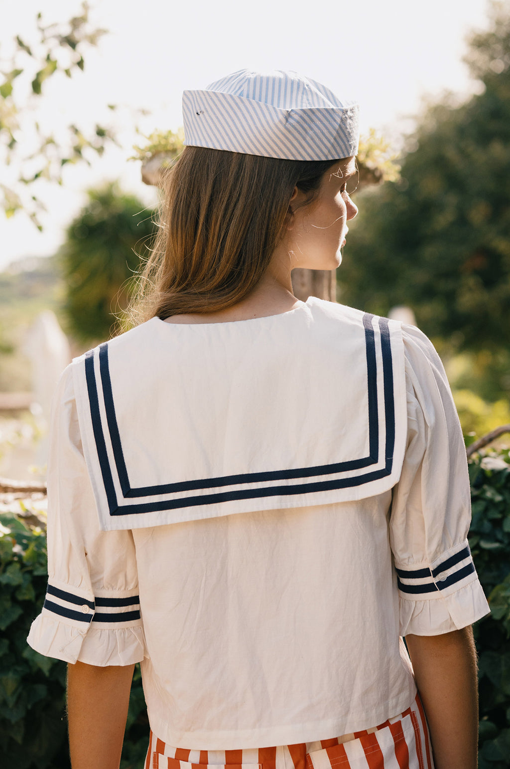Stripes Blouse Off White
