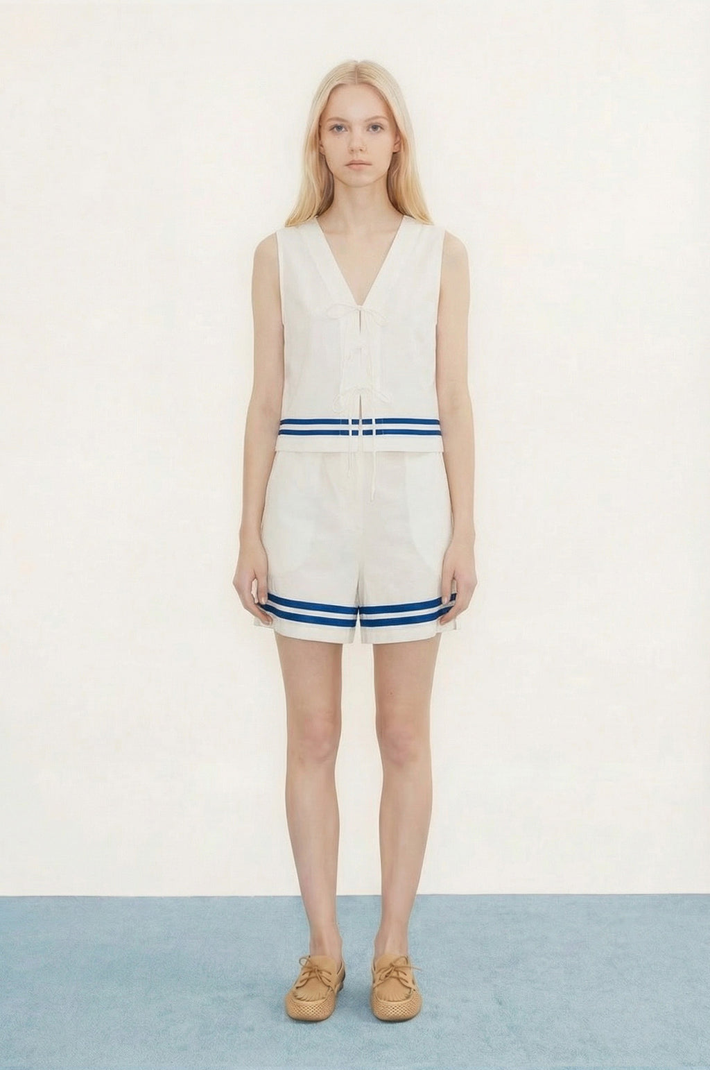 Stripes Vest Off-White