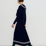 Volume Skirt Navy
