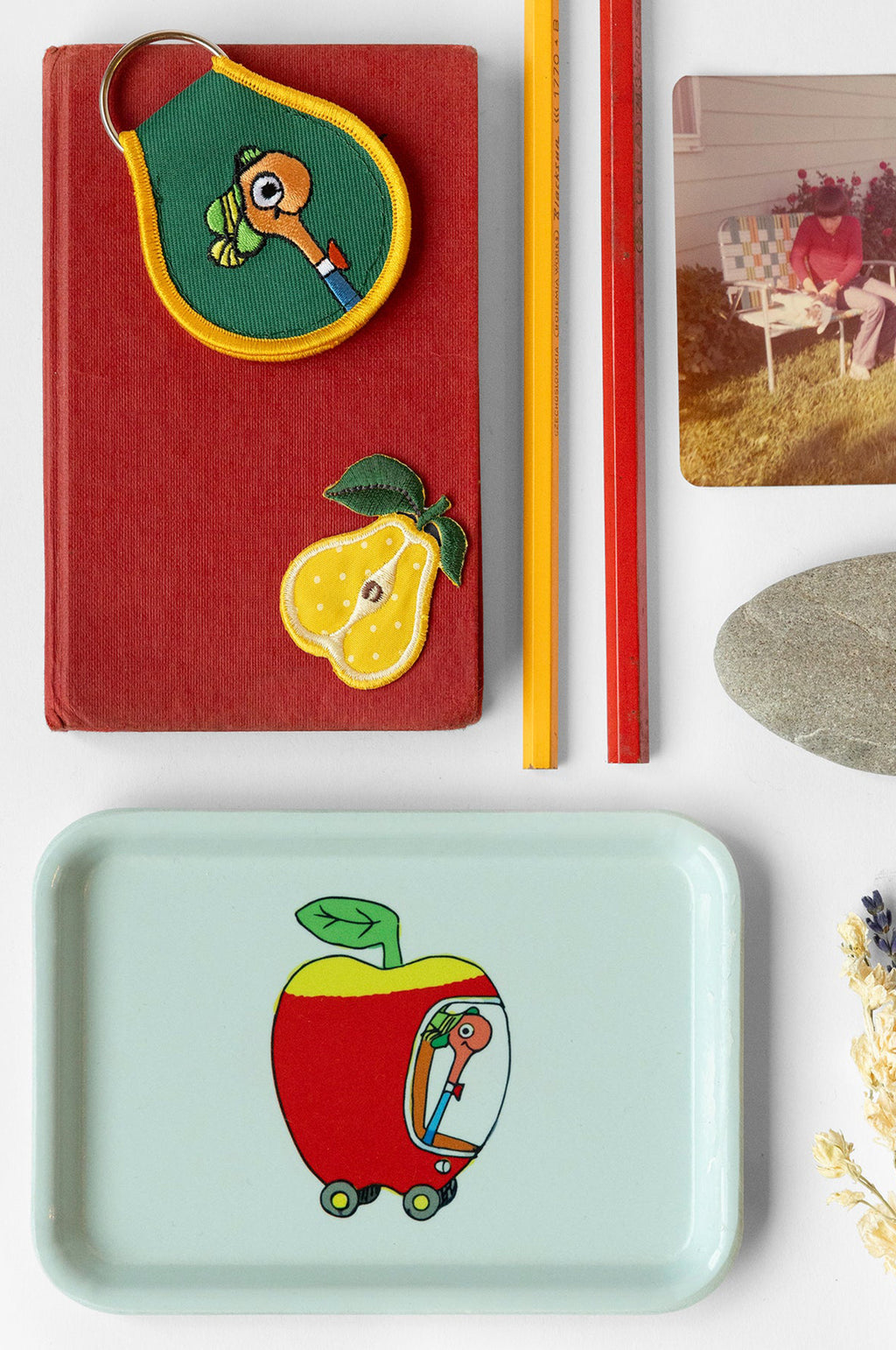 Apple Car Vintage Style Tray