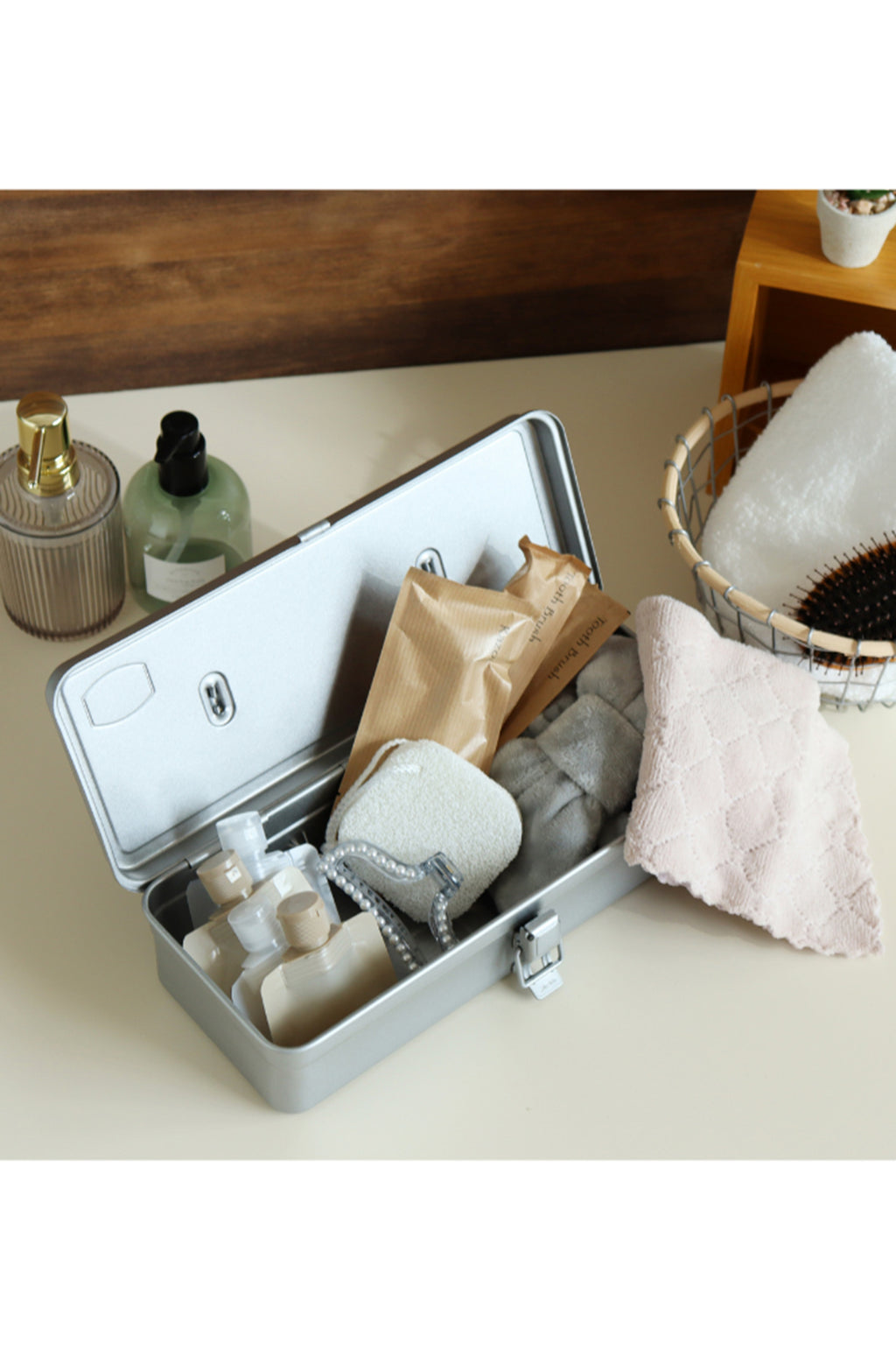 Trunk Shape Toolbox T-320 Silver