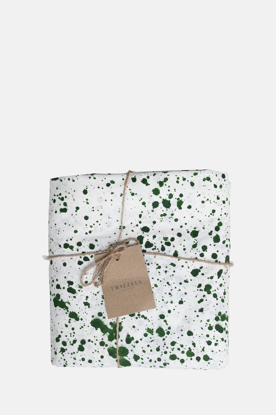 Green Splatter Tablecloth