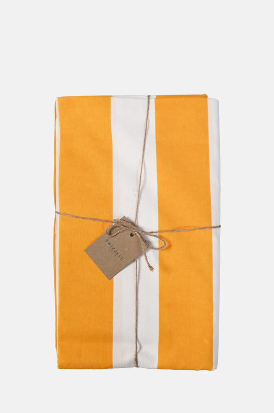 Yellow Stripe Tablecloth
