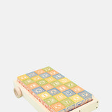 Uncle Goose Classic ABC Blocks with Wagon.
