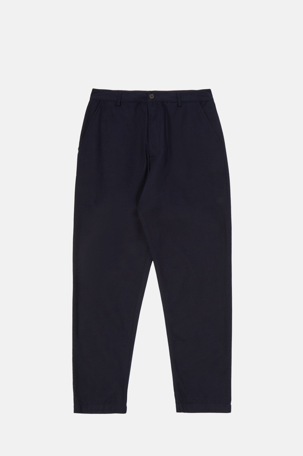 Universal Works Military Chino Brushed Moleskin Navy.