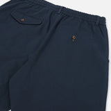 Pleated Track Pant Twill Navy