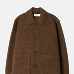 Universal Works Rams Jacket Brown Marl.