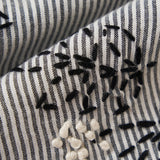 Road Shirt Hand Emb Stripe Grey