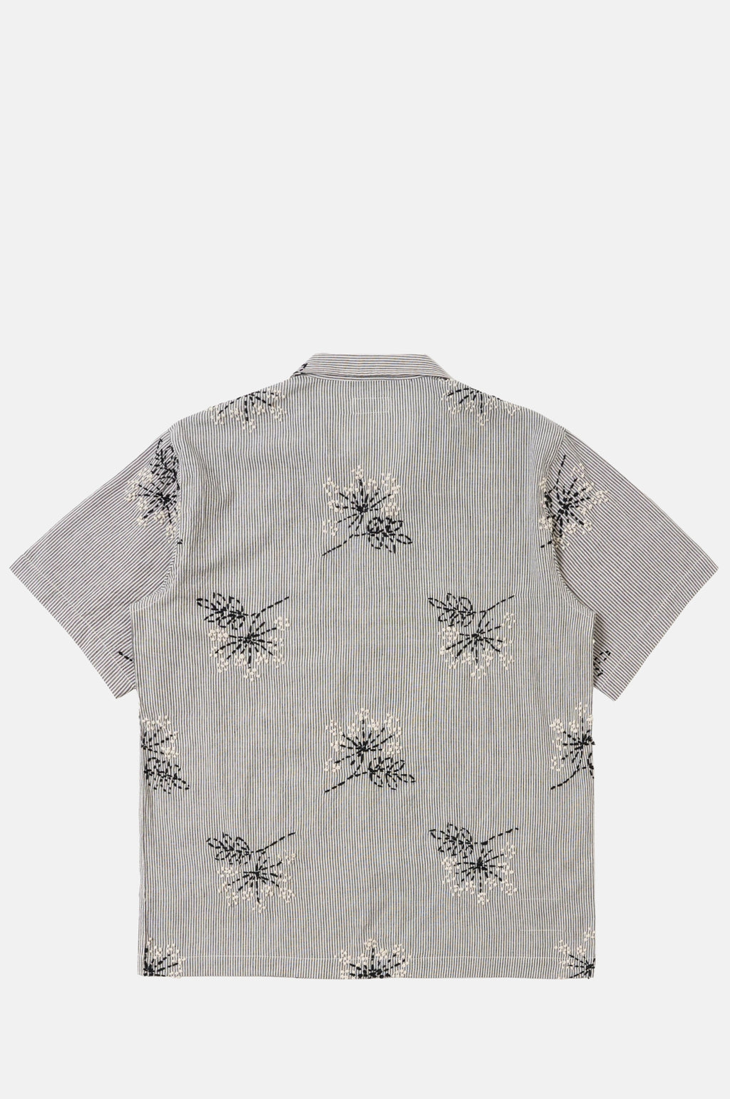 Road Shirt Hand Emb Stripe Grey
