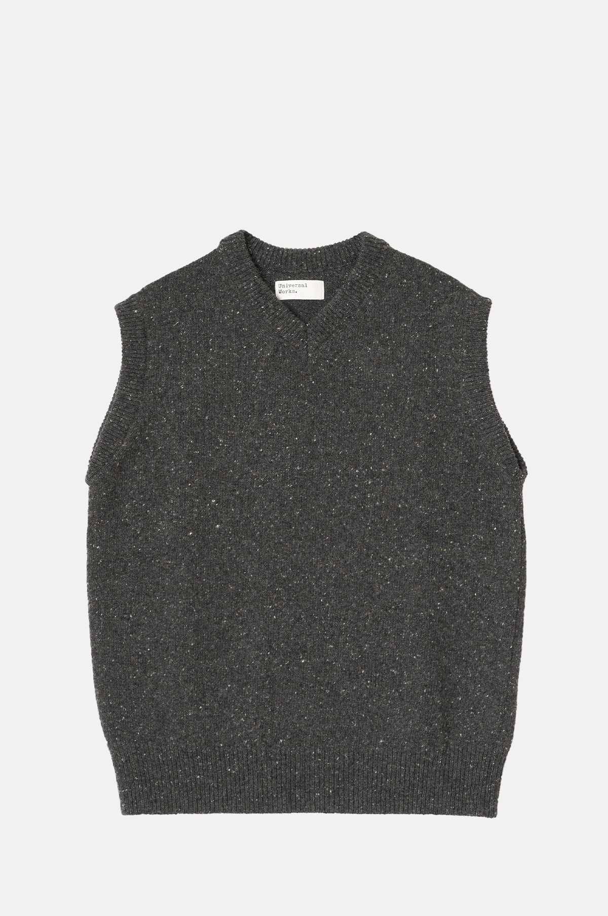 Universal Works Sweater Vest Black.