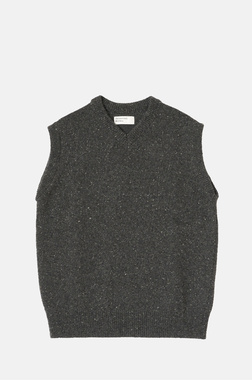 Universal Works Sweater Vest Black.