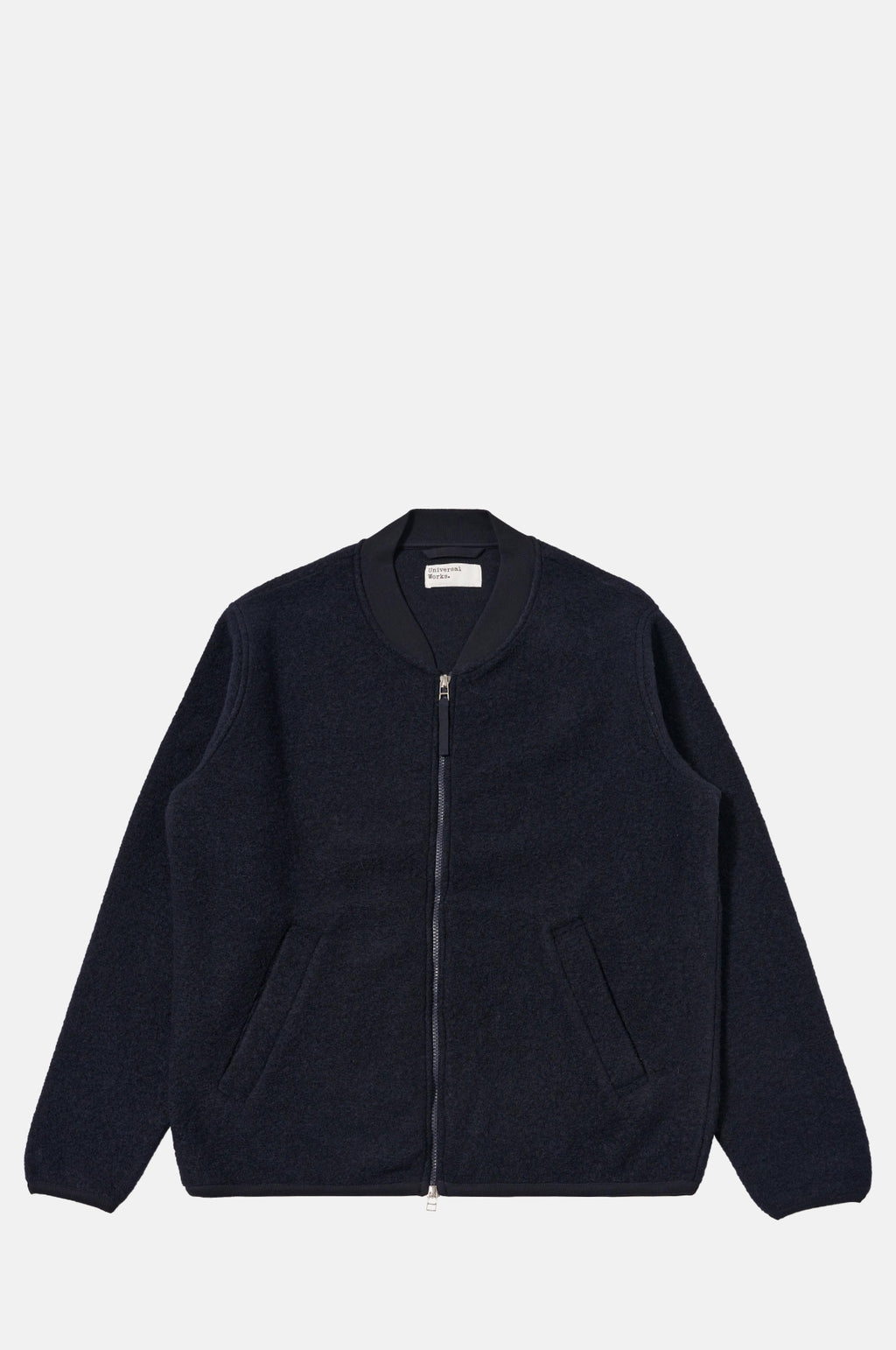 Universal Works Zip Bomber Navy.