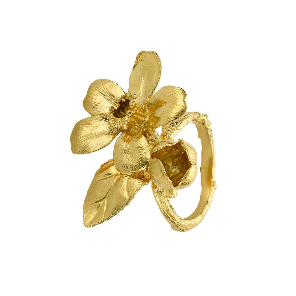 A.M. Apple Blossom Ring Gold