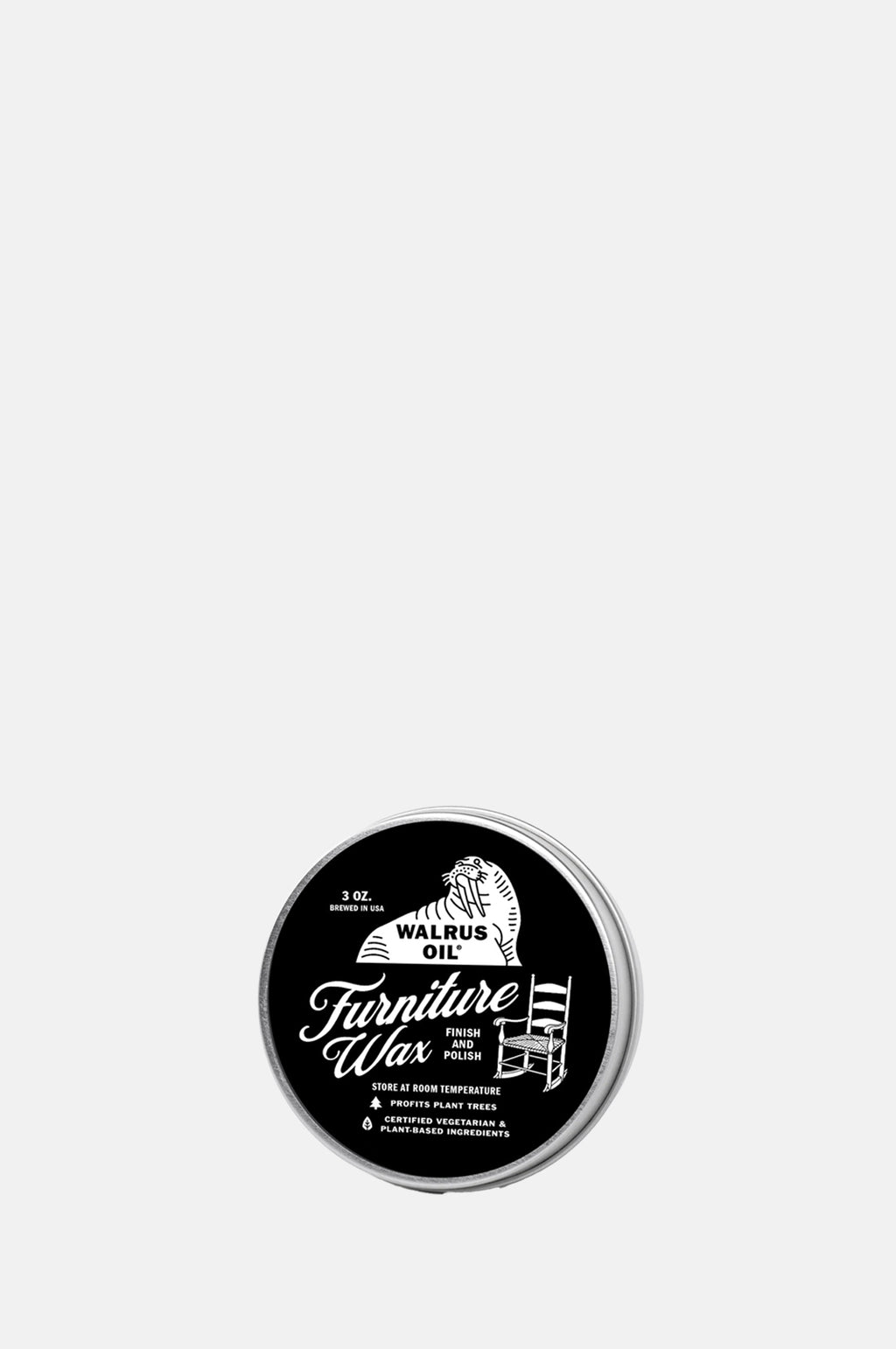 Walrus Oil Furniture Wax Finish and Polish 3oz.