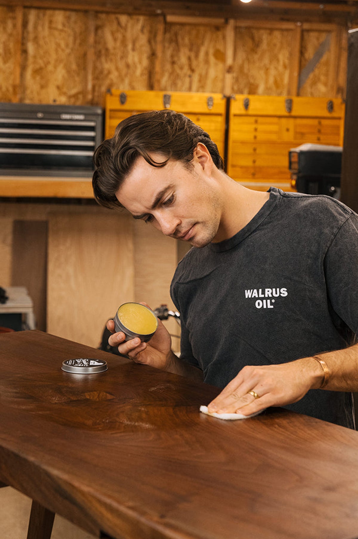 Table wax finish discount