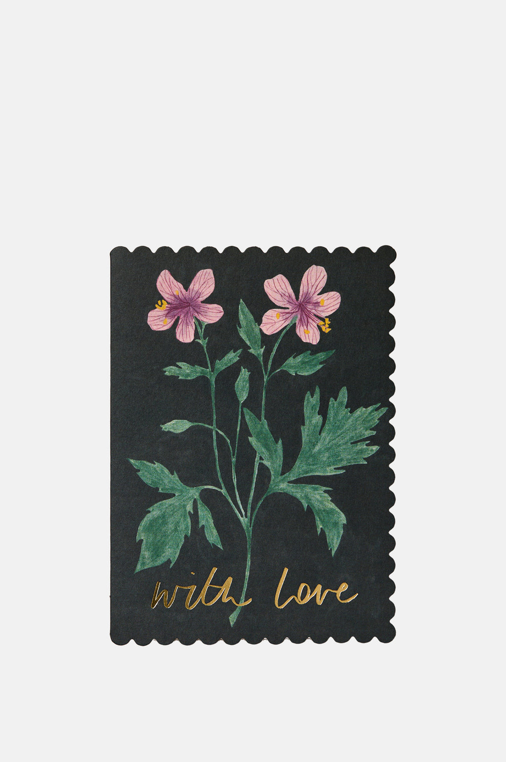 Wanderlust Paper Co Geranium With Love Card.