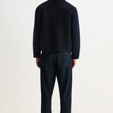 Hamblin Jacket Double Face Check Navy