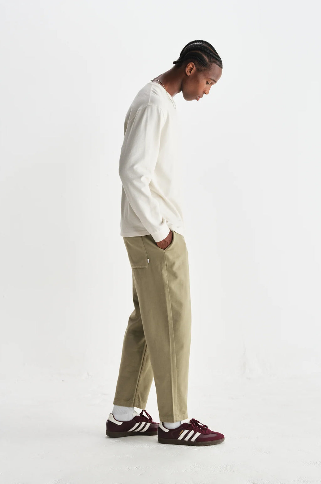 Hayden L/S Tee Jolt Ecru