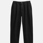 Wax London Kurt Trouser Organic Cotton Twill Black.