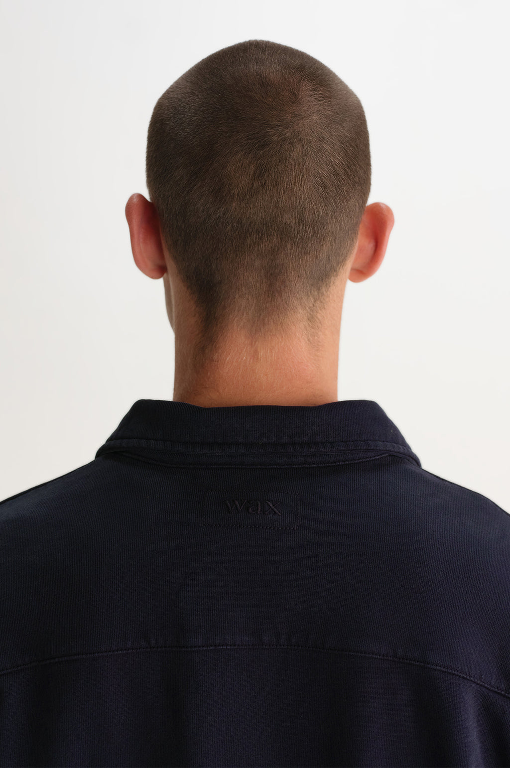 Reeve Quarter Zip Sweatshirt Washed Navy