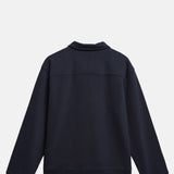 Reeve Quarter Zip Sweatshirt Washed Navy