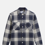 Wax London Whiting Overshirt Marine.